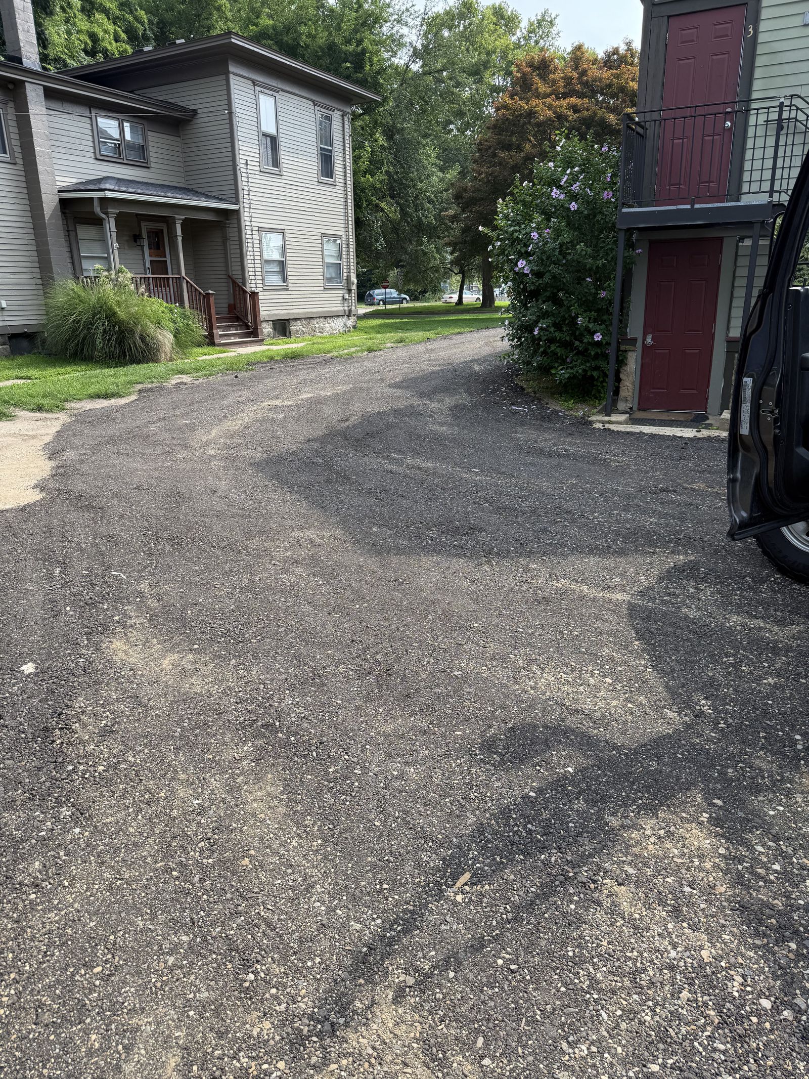 Landscaping work